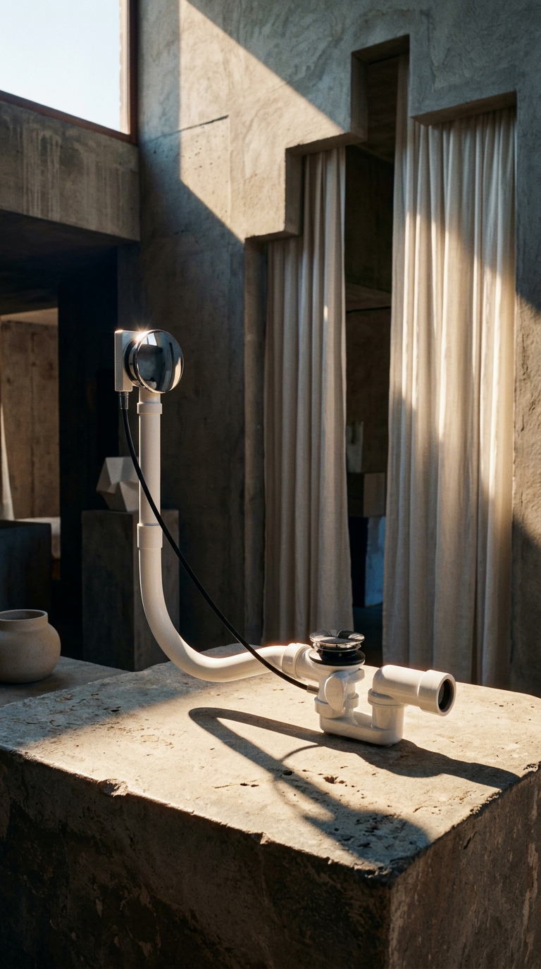 AI product shot of Simplex-odtok/přepad