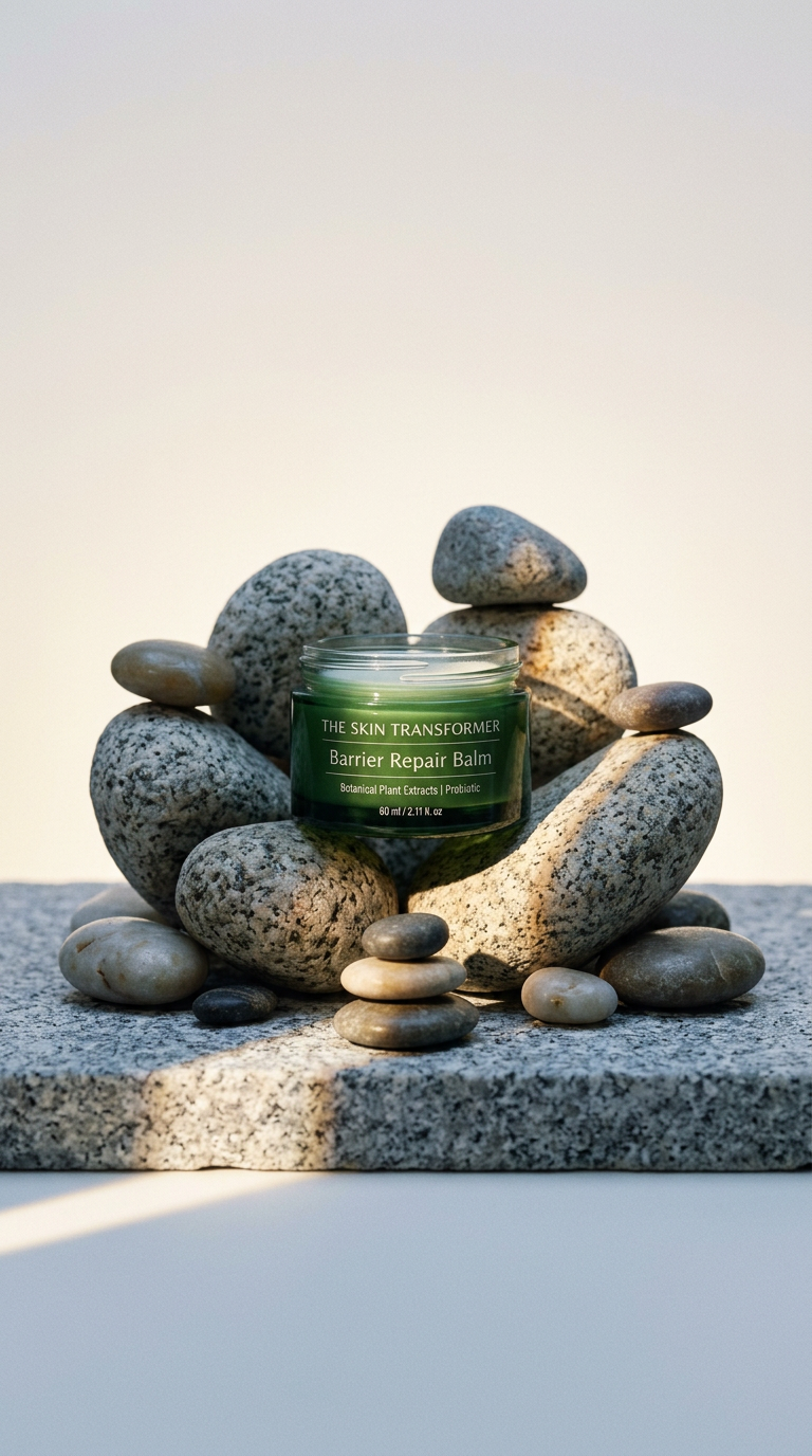 AI product shot of The Skin Transformer Barrier Repair Balm