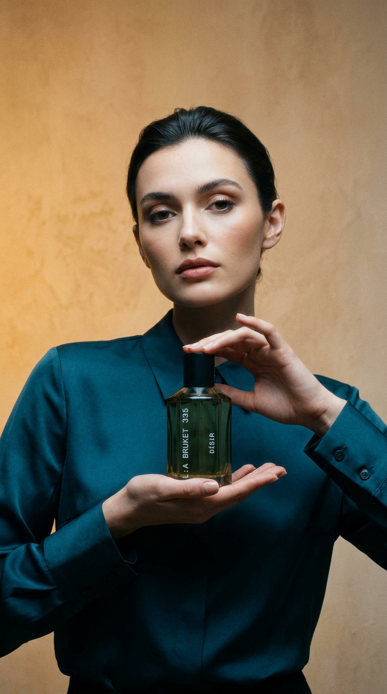 AI product shot of 335 Dísir Eau de Parfum