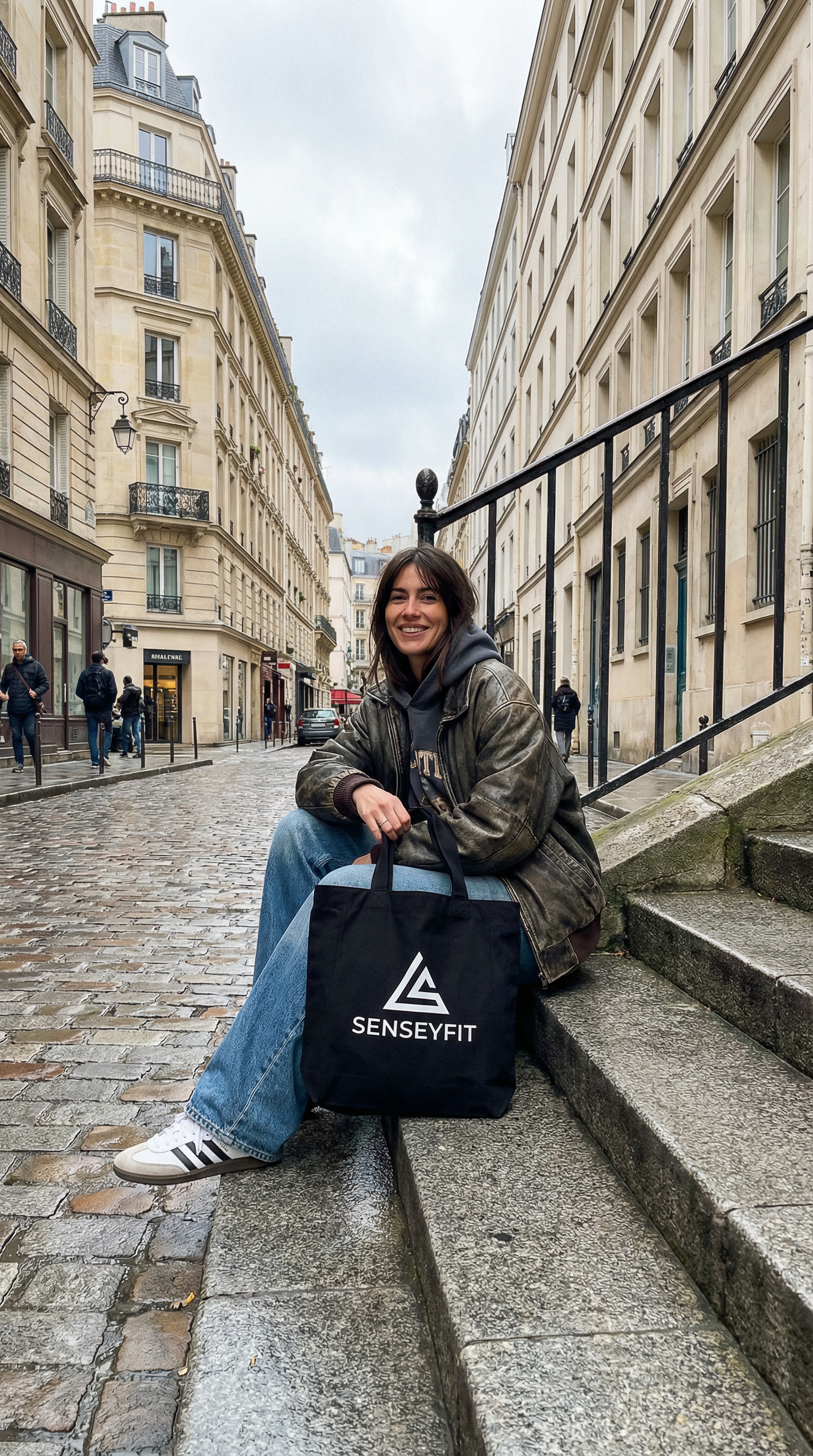AI product shot of Tote Bag SENSEYFIT