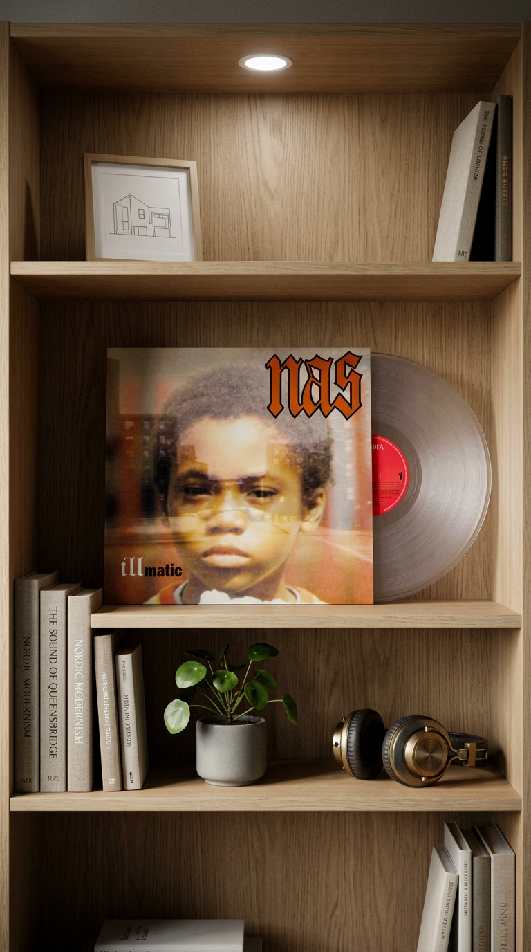 AI product shot of Illmatic (Limited Edition) (Clear Vinyl)