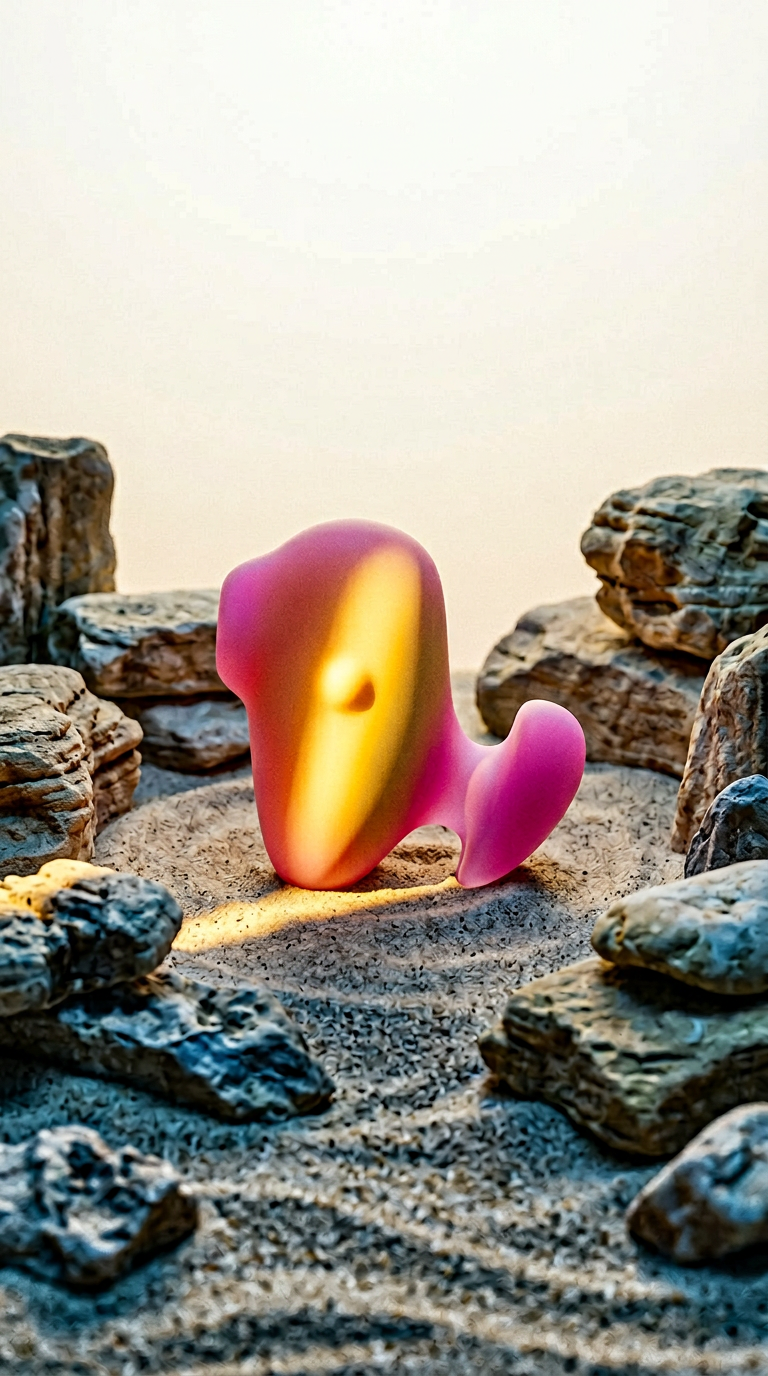 AI product shot of ROMP - Kiss