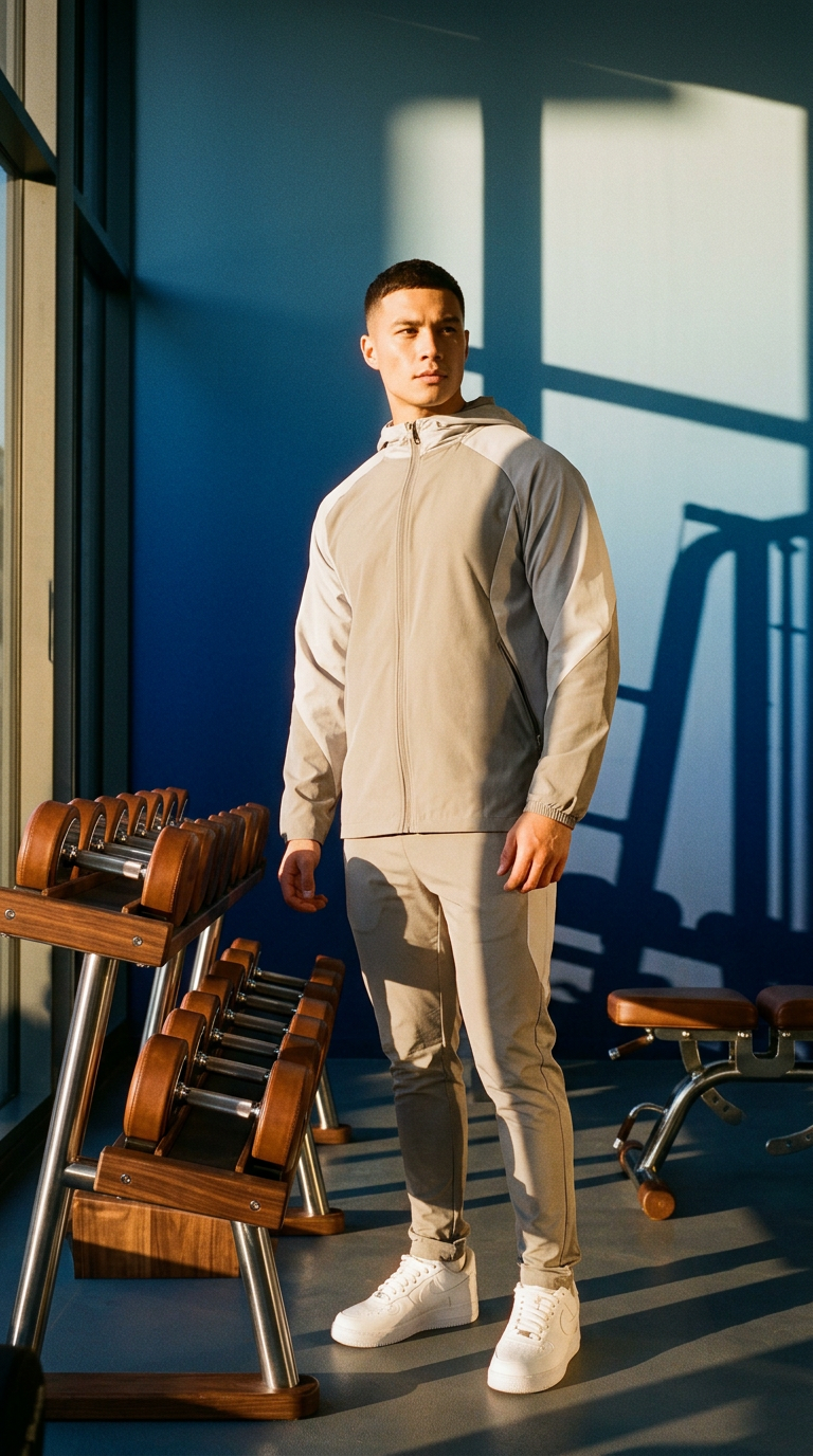 AI product shot of THE TRACKSUIT