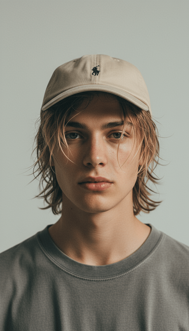 AI product shot of Polo Ralph Lauren Classic Sports Cap Beige