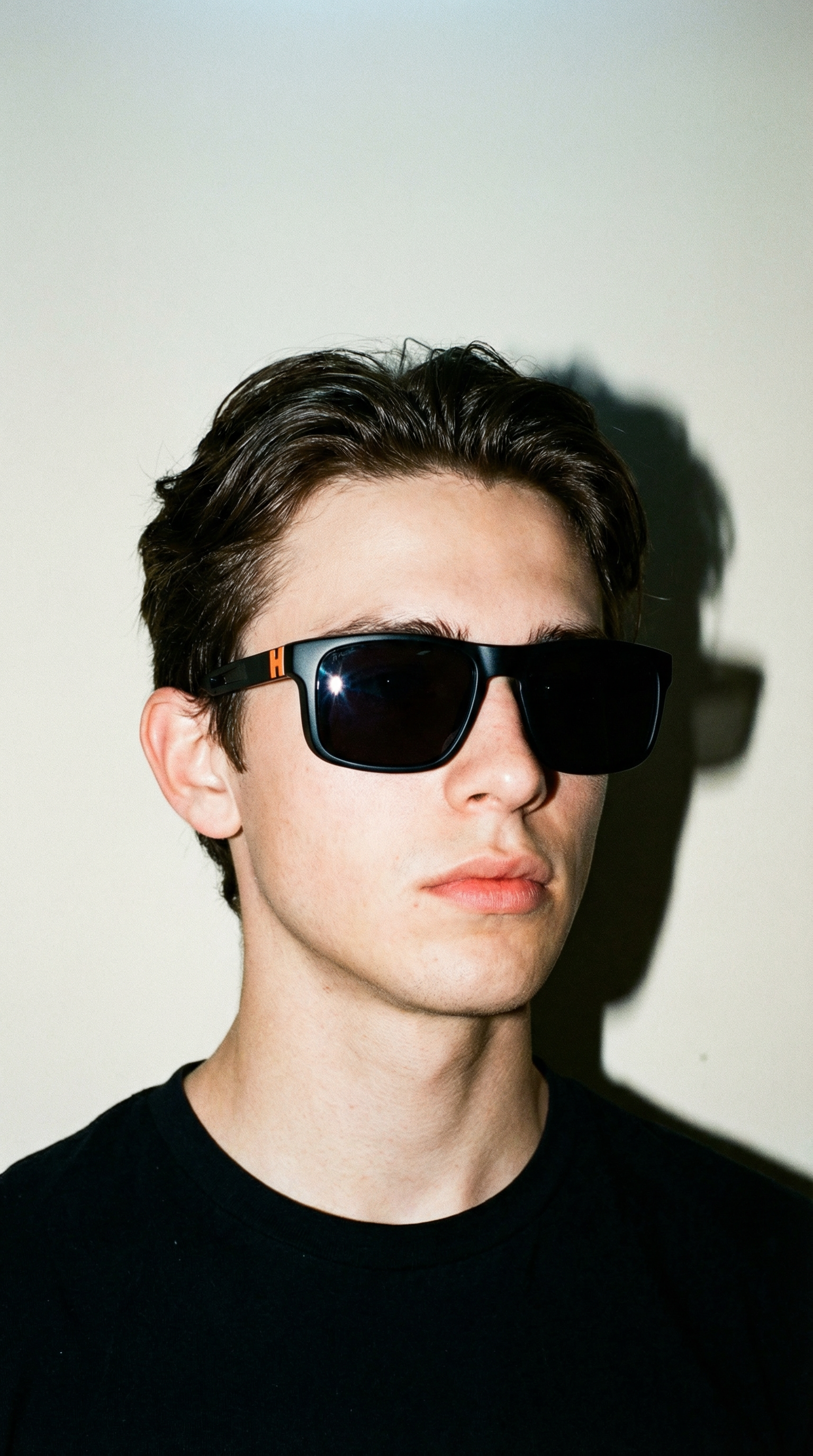 AI product shot of Hydroshades Classic Matte Black Frame Black Lense