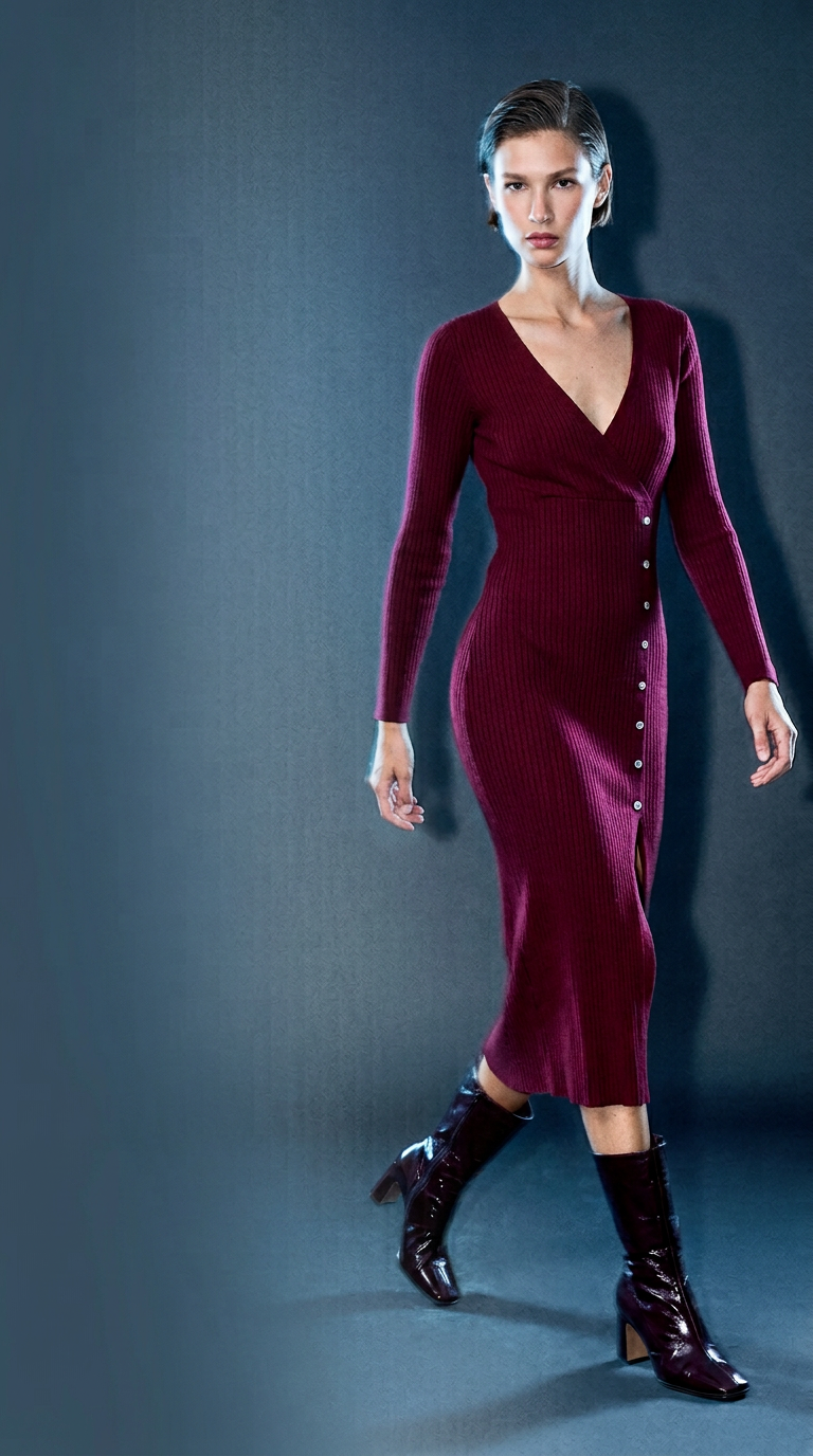 AI product shot of MILA dress UNI AMARENA