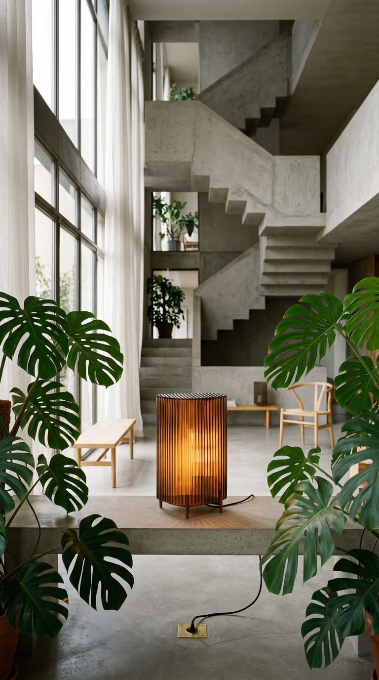 AI product shot of PUTKI LAMPS