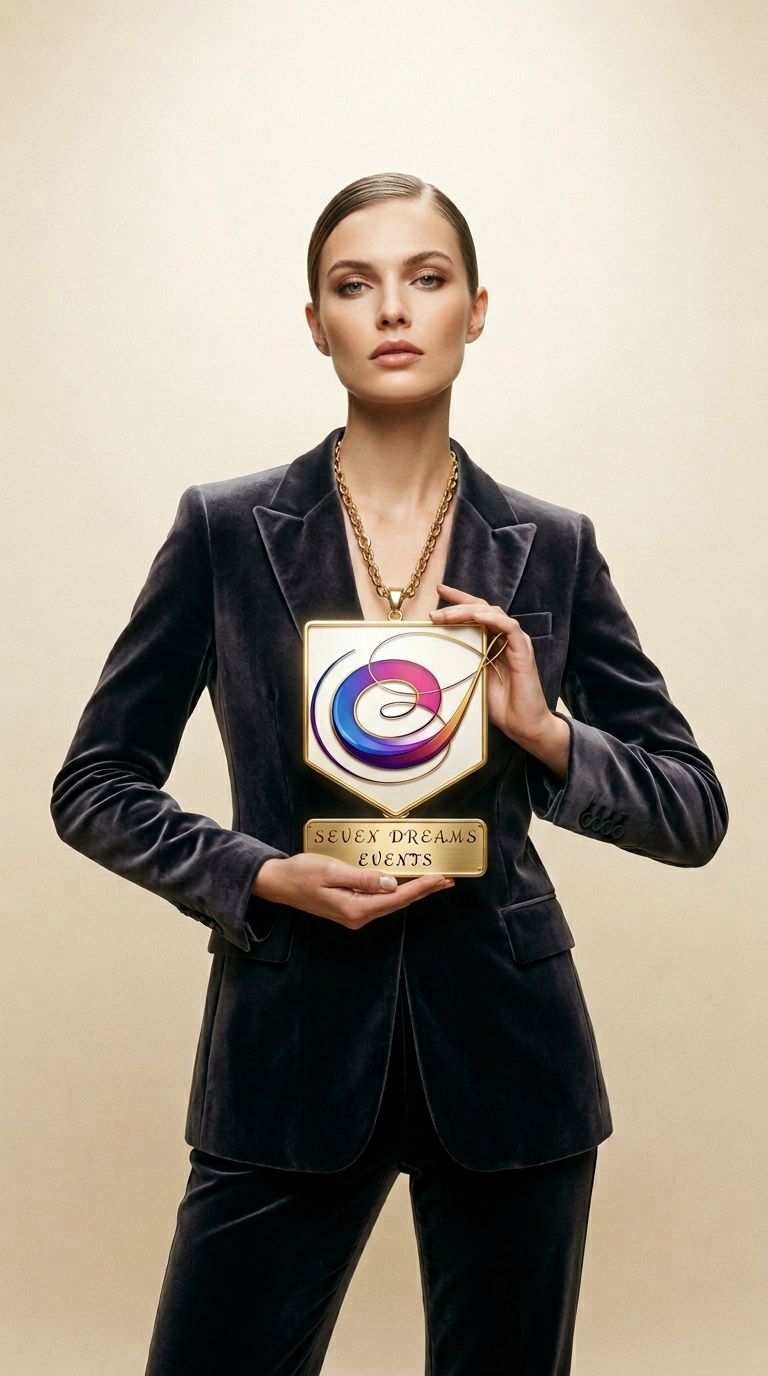 AI product shot of Seven Dreams Events