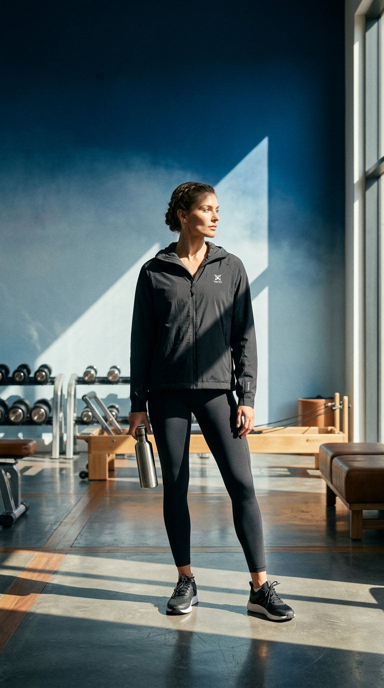 AI product shot of Crucible Mid Layer Hoody