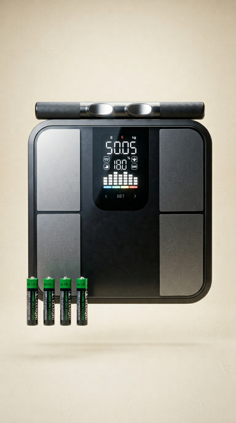 AI product shot of For Welland Smart Body Scale LED Display Black Body Fat Scale for Weight and BMI Measurement Recommended for Max 180kg