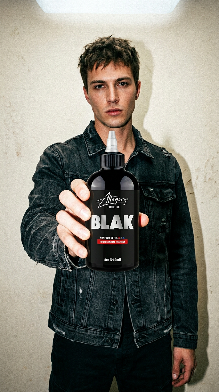 AI product shot of BLAK - 8oz / 240ml