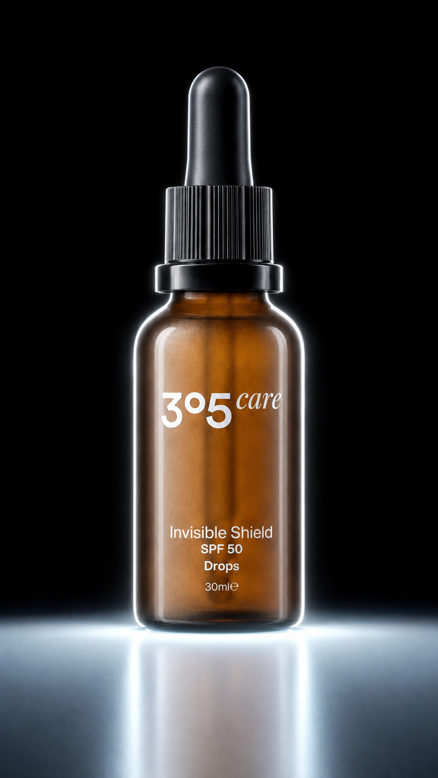 AI product shot of Invisible Shield - SPF 50 Drops
