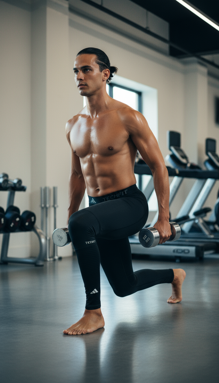 AI product shot of TECHFIT COLD.RDY Training Long Tights