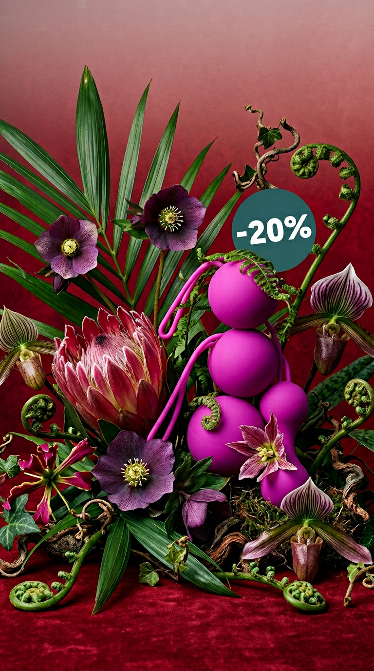 AI product shot of Perifit Pearls | Pelvic Floor Exercise Balls