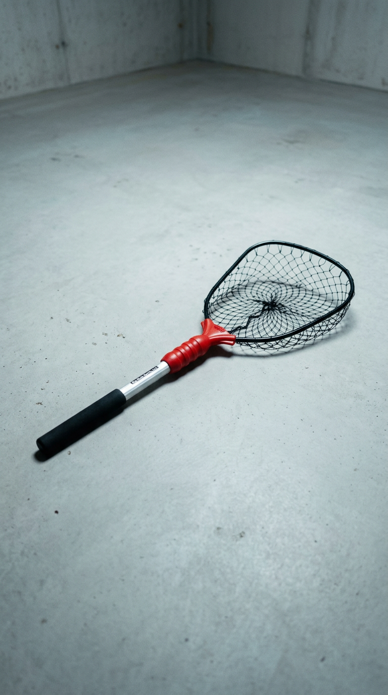 AI product shot of EGO 71370 Small Landing Net Black