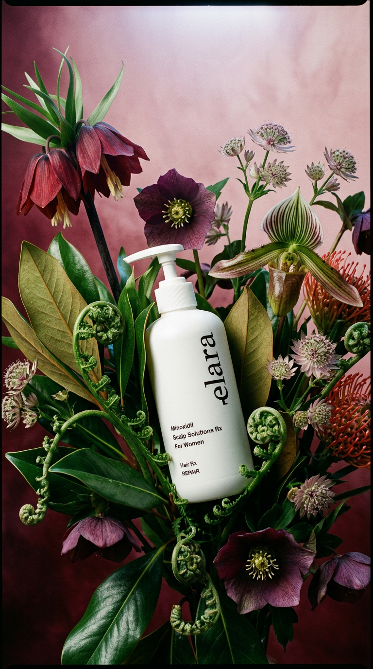 AI product shot of Scalp Solutions Rx Shampoo