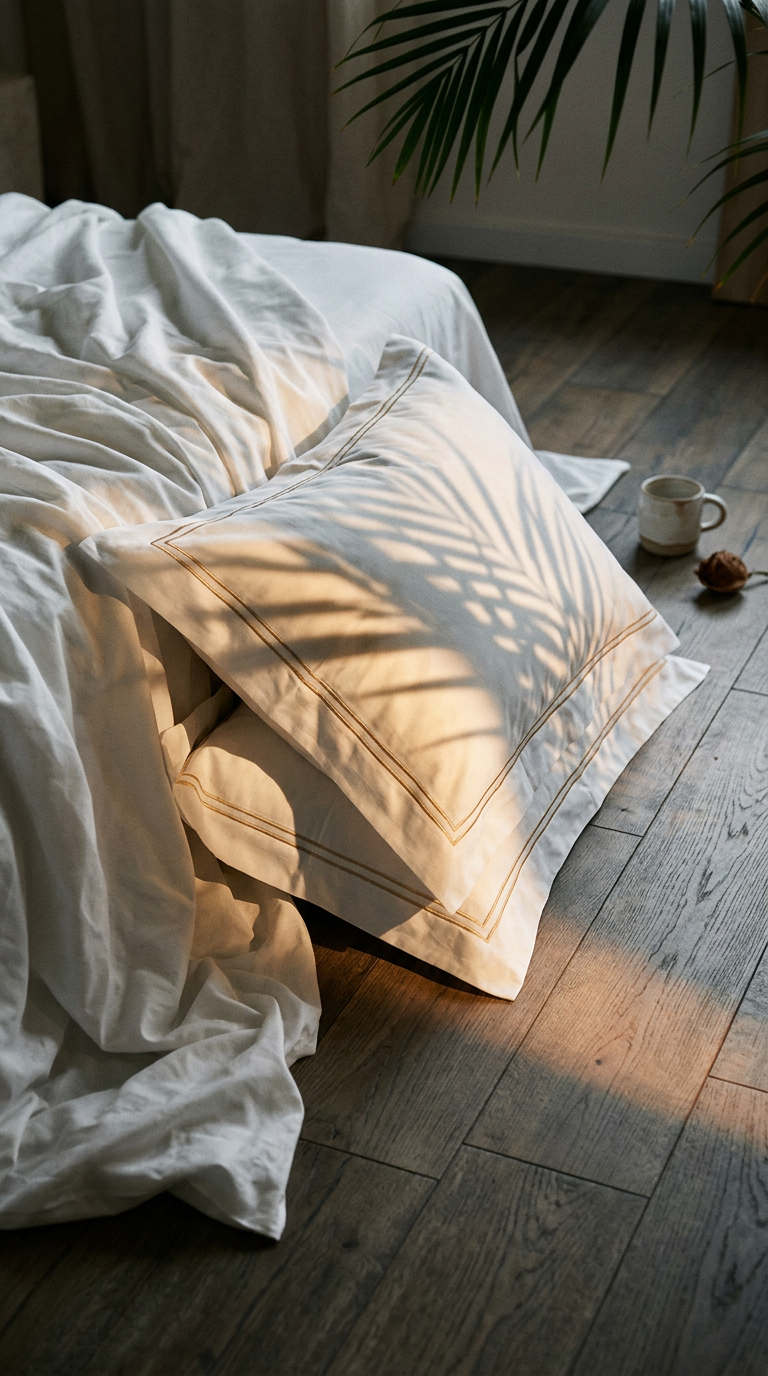 AI product shot of Marais Cushion Covers