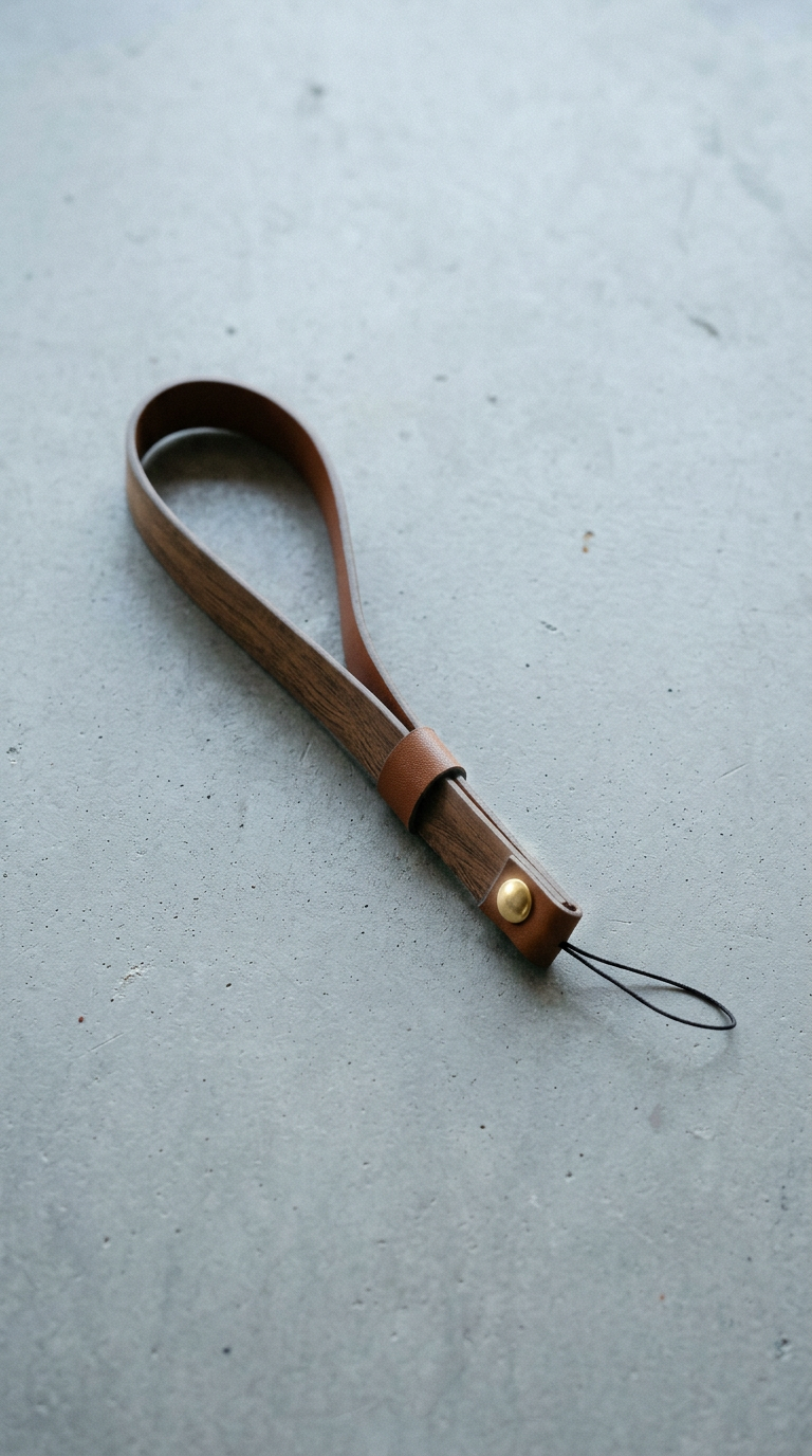 AI product shot of Woodgrain Pattern Strap