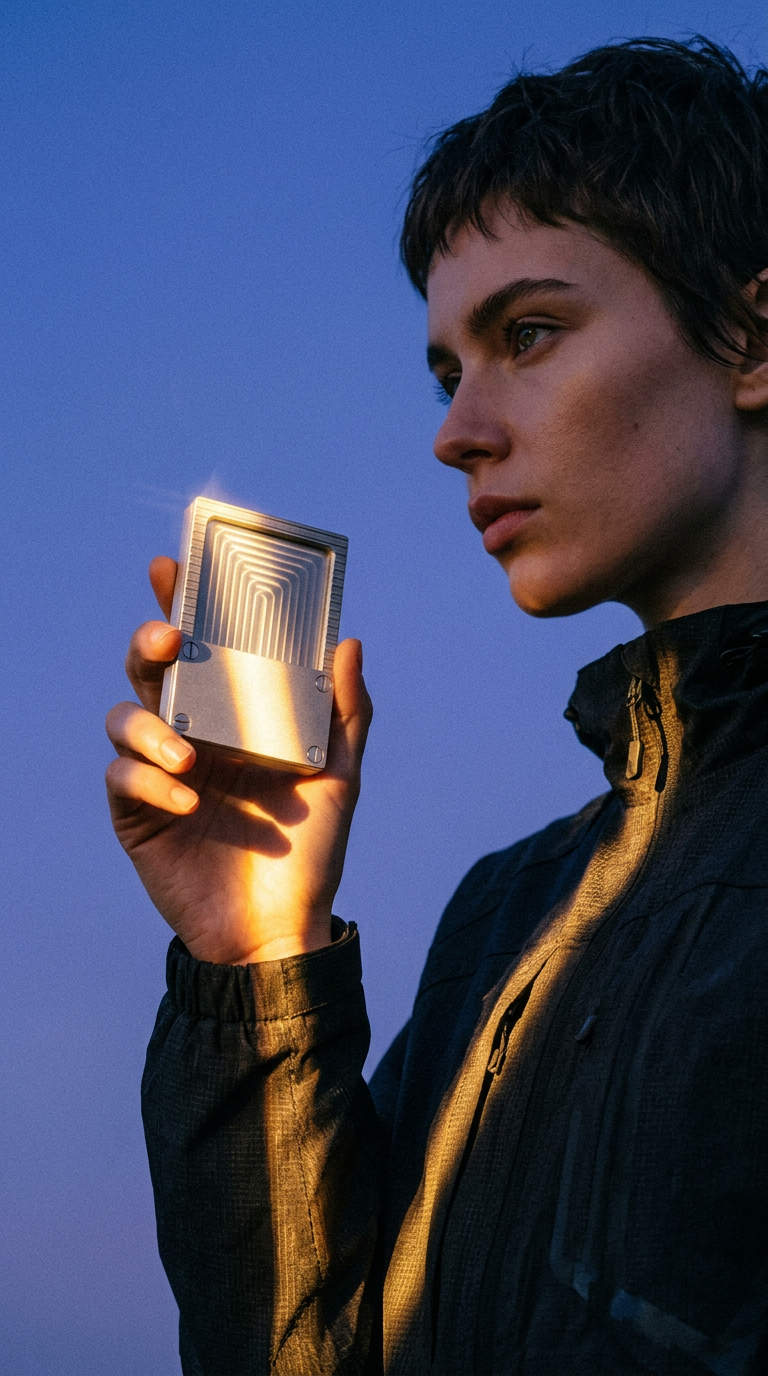 AI product shot of Si Cardholder