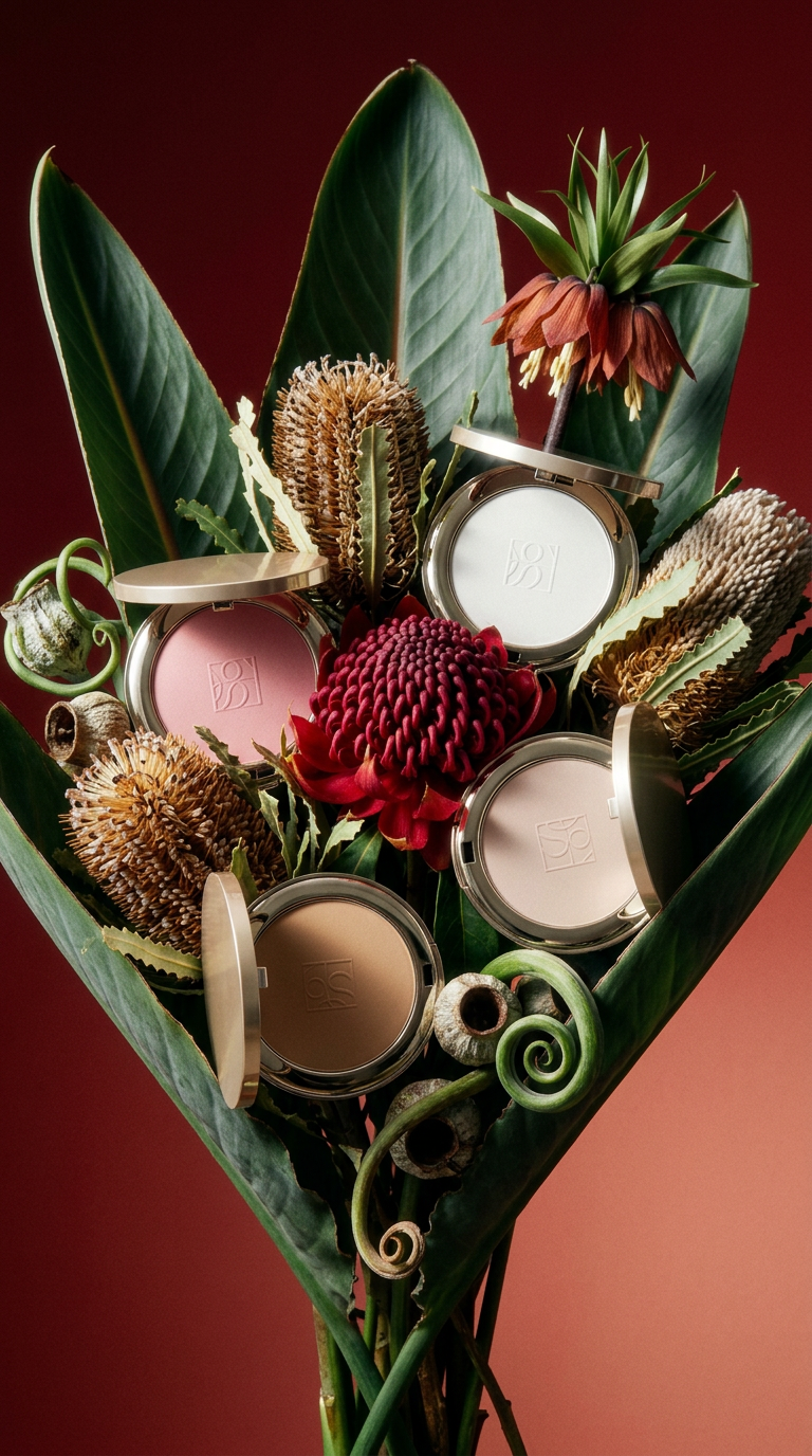 AI product shot of BRIGHTENING POWDERS
