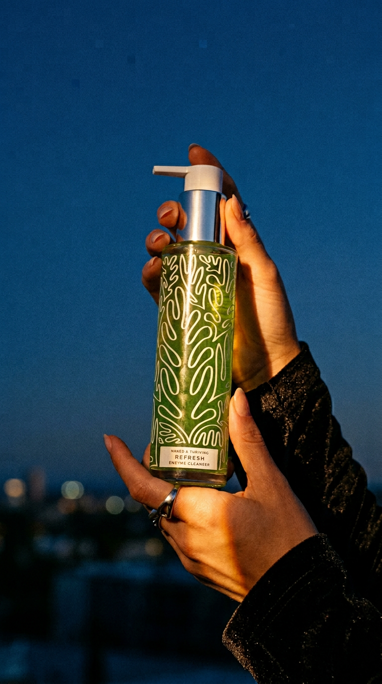 AI product shot of Refresh Gentle Enzyme Cleanser