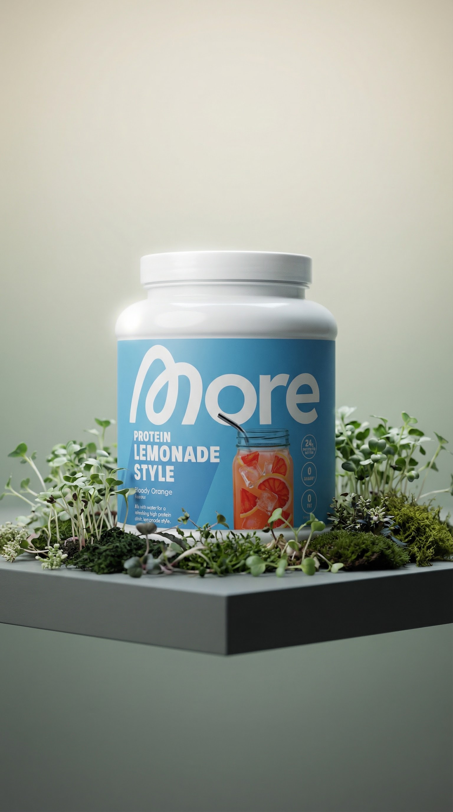 AI product shot of More Clear - Clear Whey Proteinlimonade