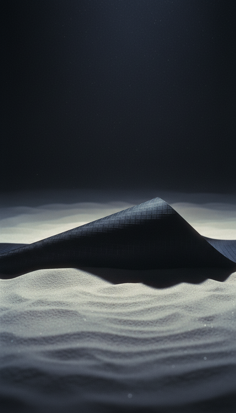 AI product shot of HD ripstop trilaminate