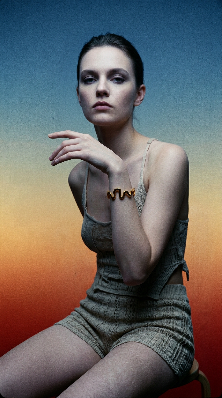 AI product shot of Liliana Bracelet - Gold