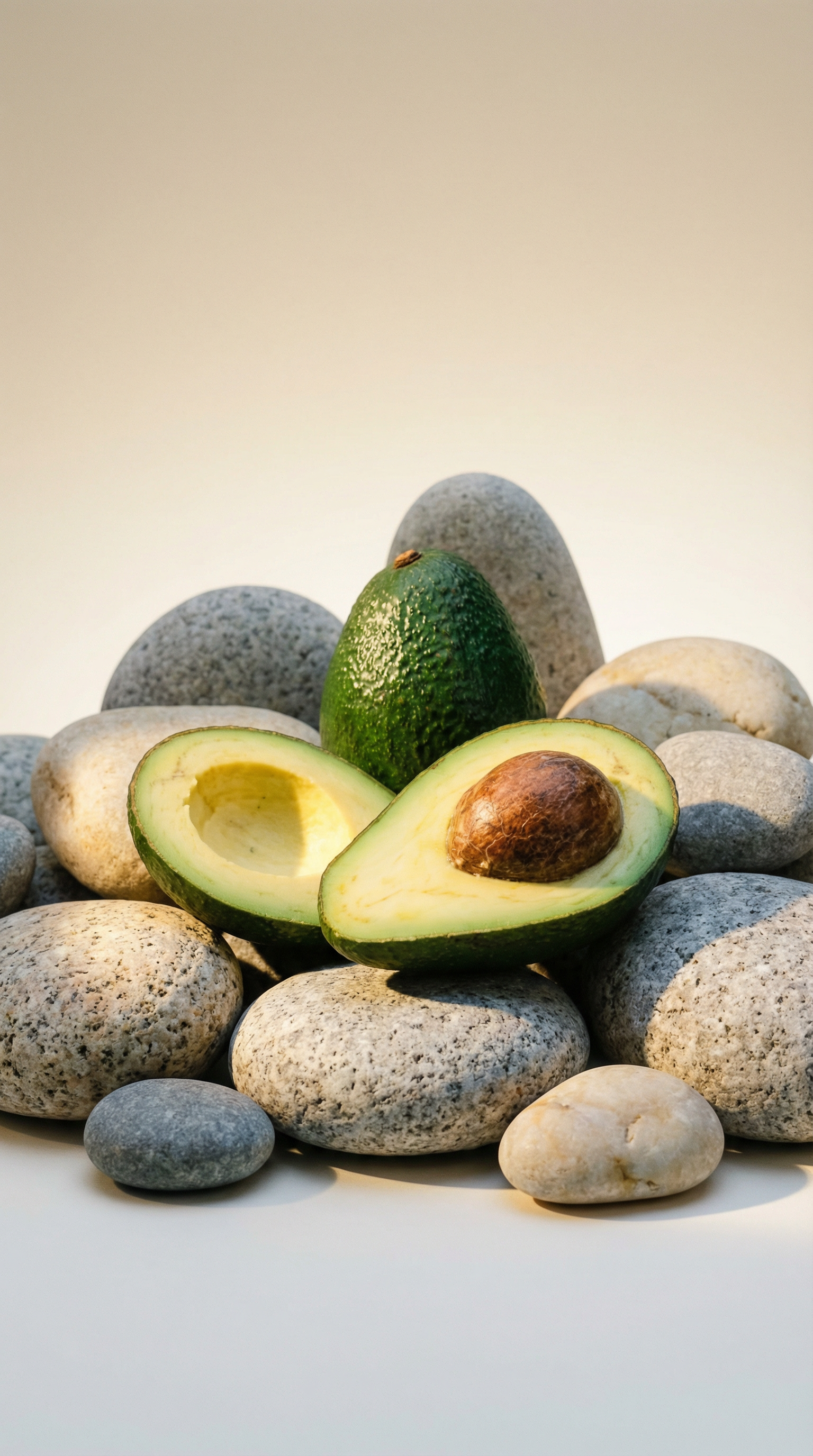 AI product shot of Organic Avocado Sea Moss Exfoliator