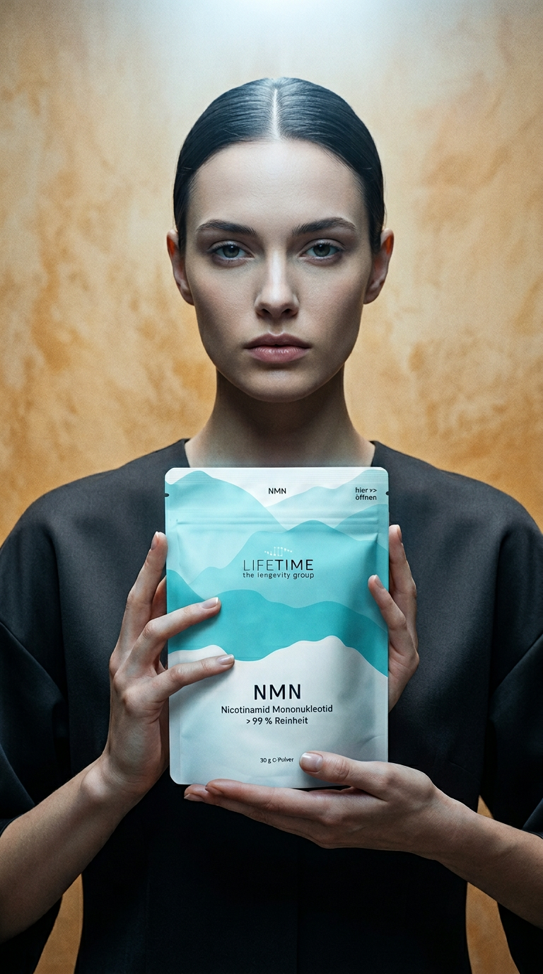 AI product shot of NMN Pulver