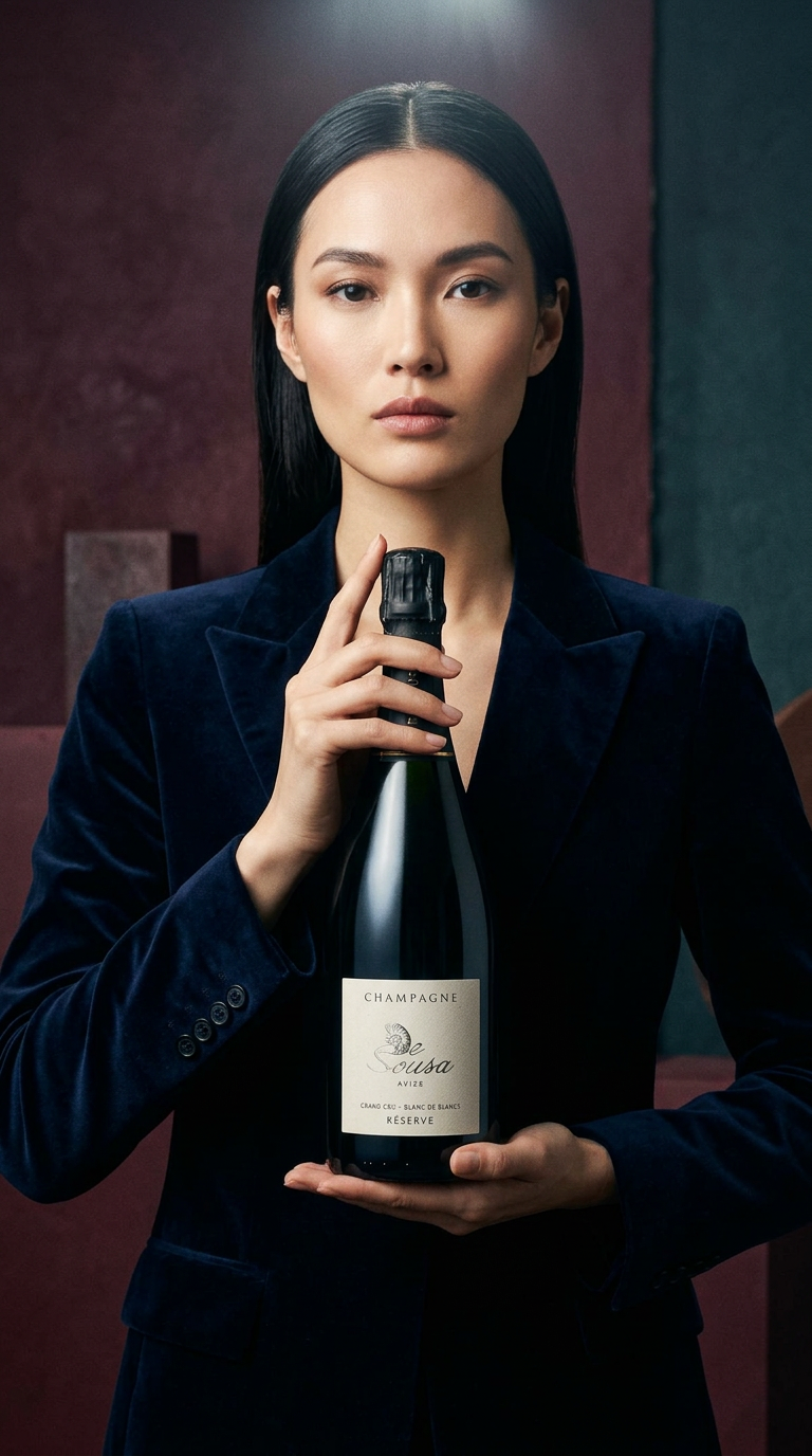 AI product shot of Extra-Brut Réserve De sousa
