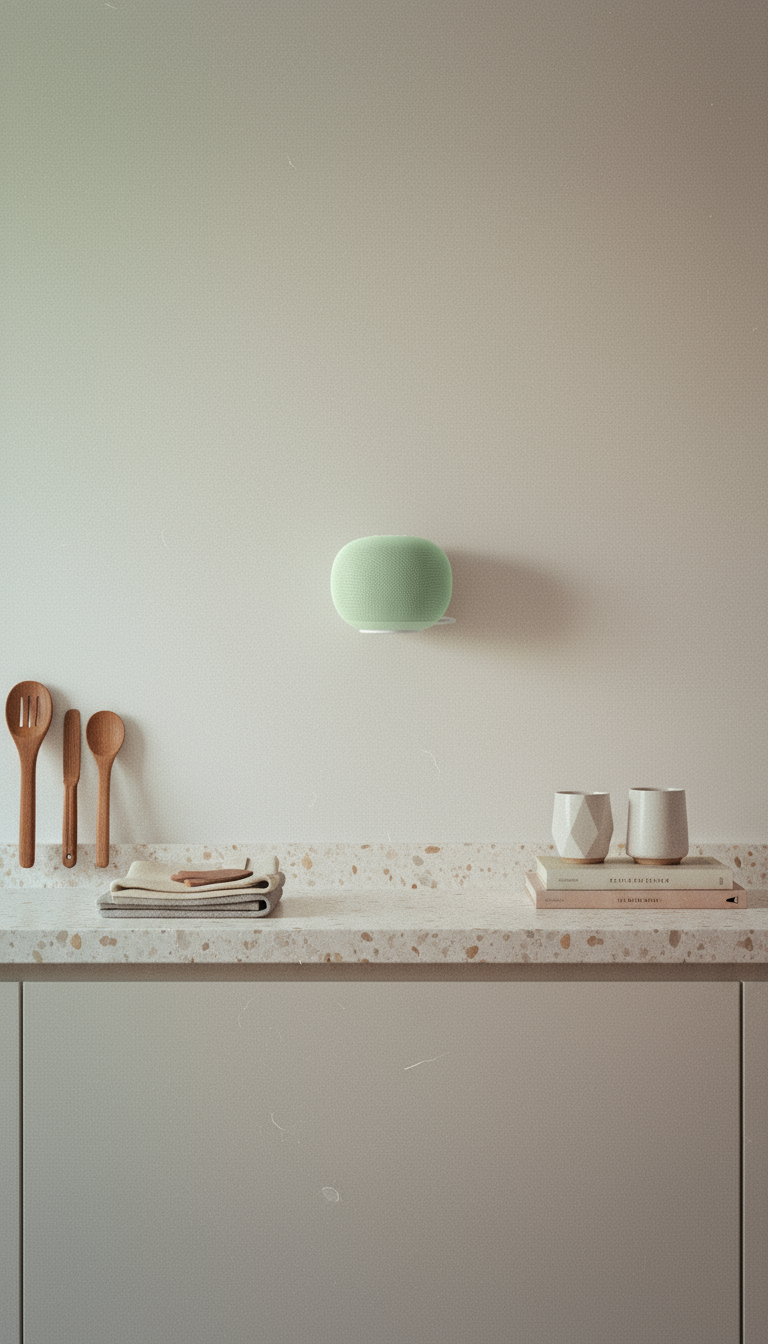 AI product shot of Google Nest Doorbell (wired, 3rd gen)