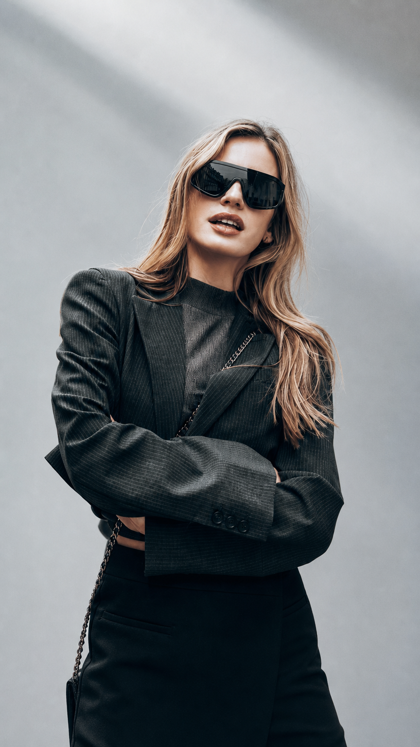 AI product shot of Aoun Anderson Eyewear