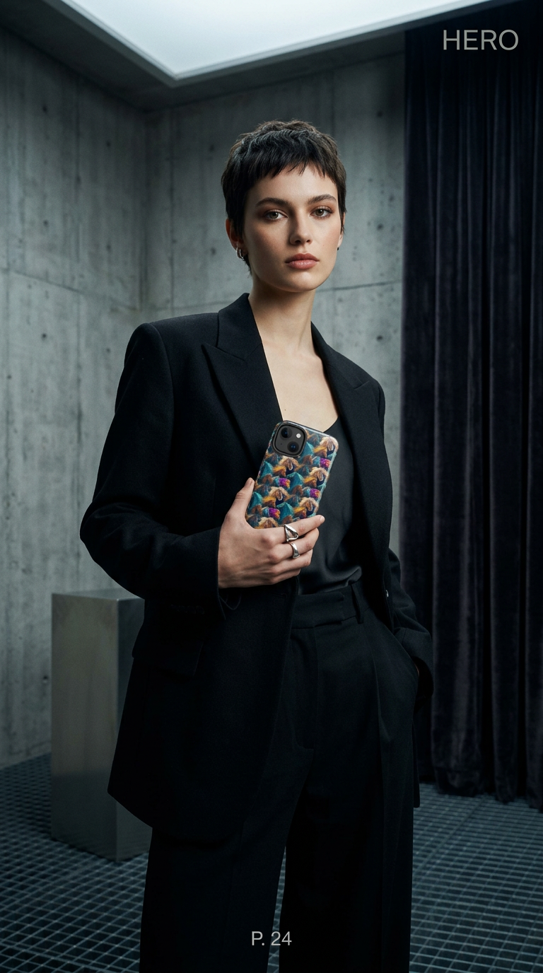 AI product shot of Baha Ranch Wild Horses MagSafe® tough case for iPhone®