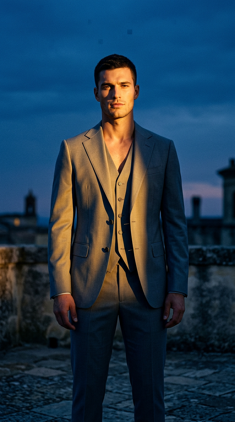 AI product shot of Jakkesæt & Vest