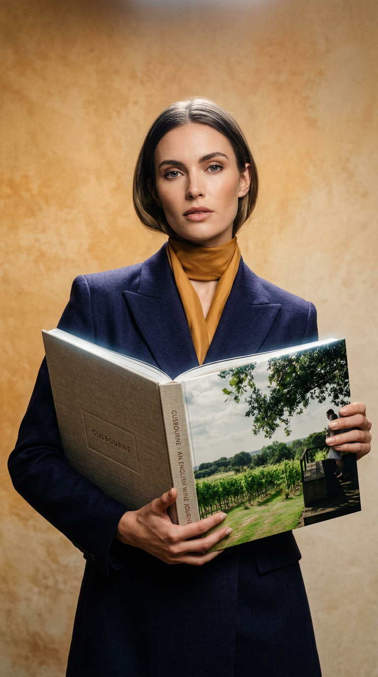 AI product shot of Gusbourne Wine Tour