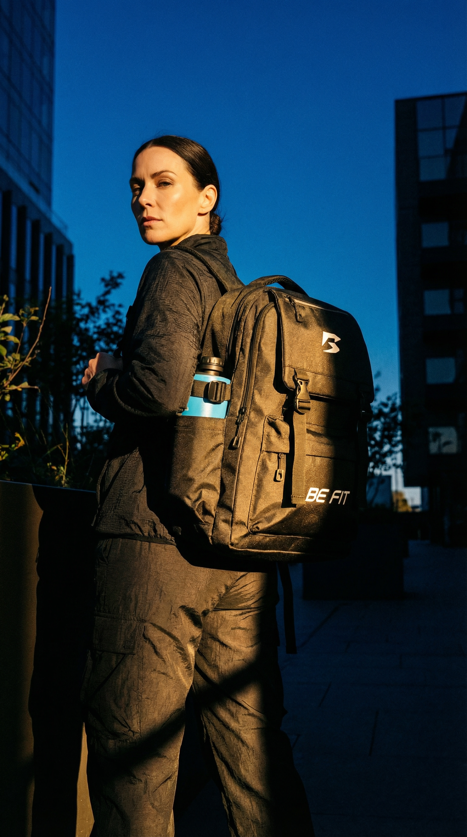 AI product shot of Motion Rugzak – Zwart