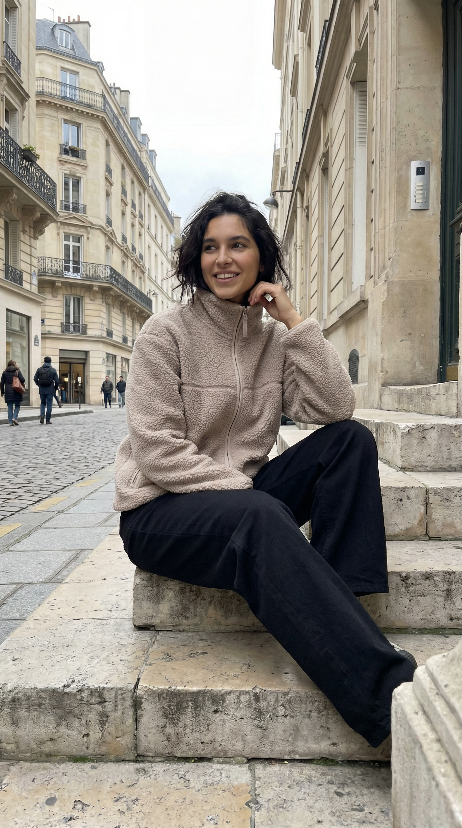 AI product shot of Tind W fleece jacket