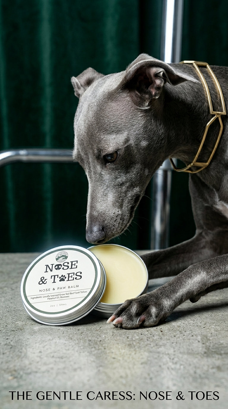 AI product shot of Nose and Paw Tallow Balm