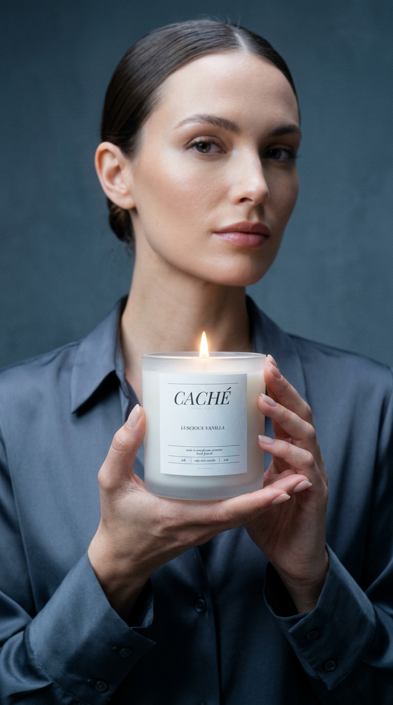 AI product shot of Luscious Vanilla