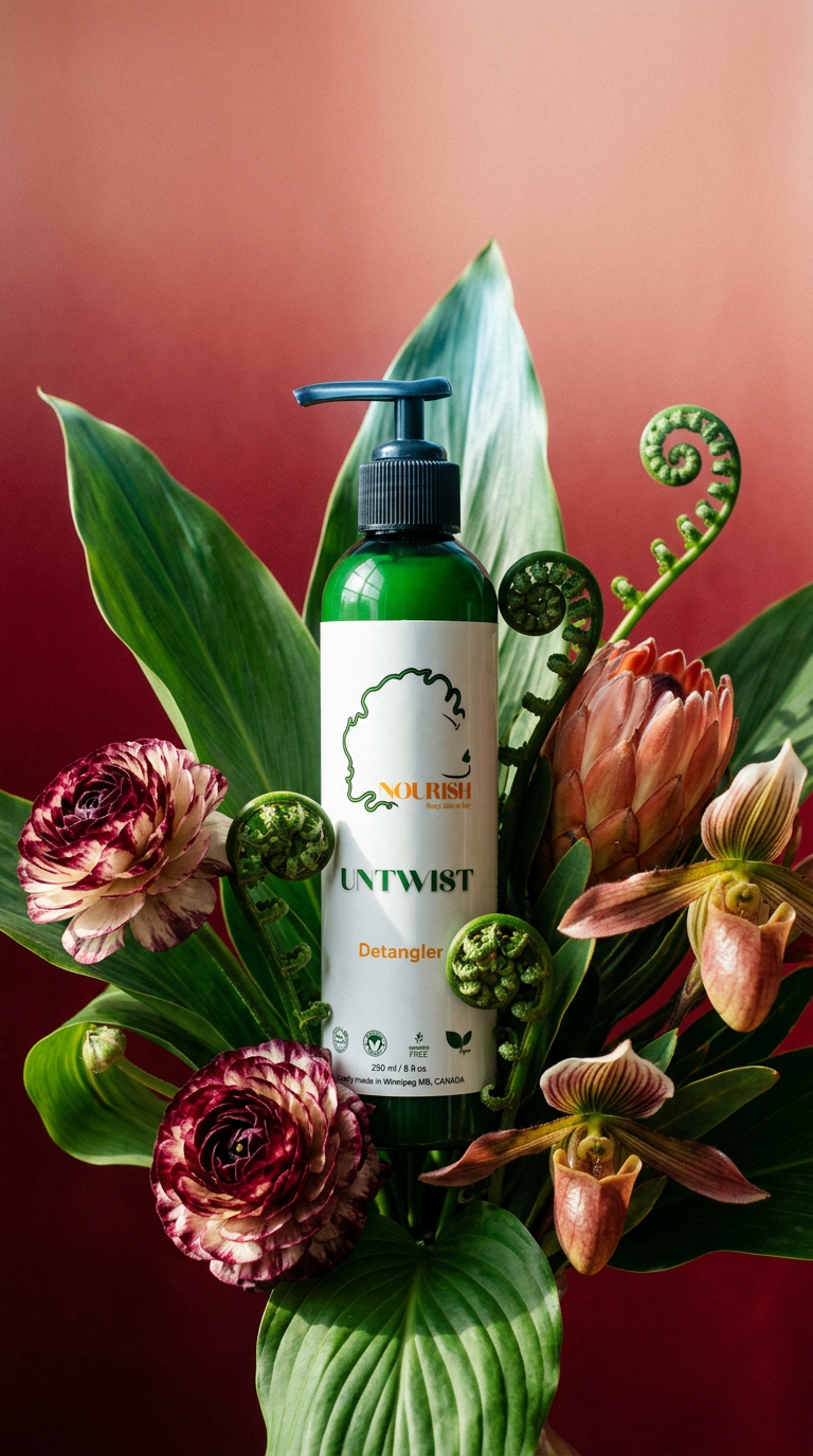 AI product shot of UNTWIST - Detangler