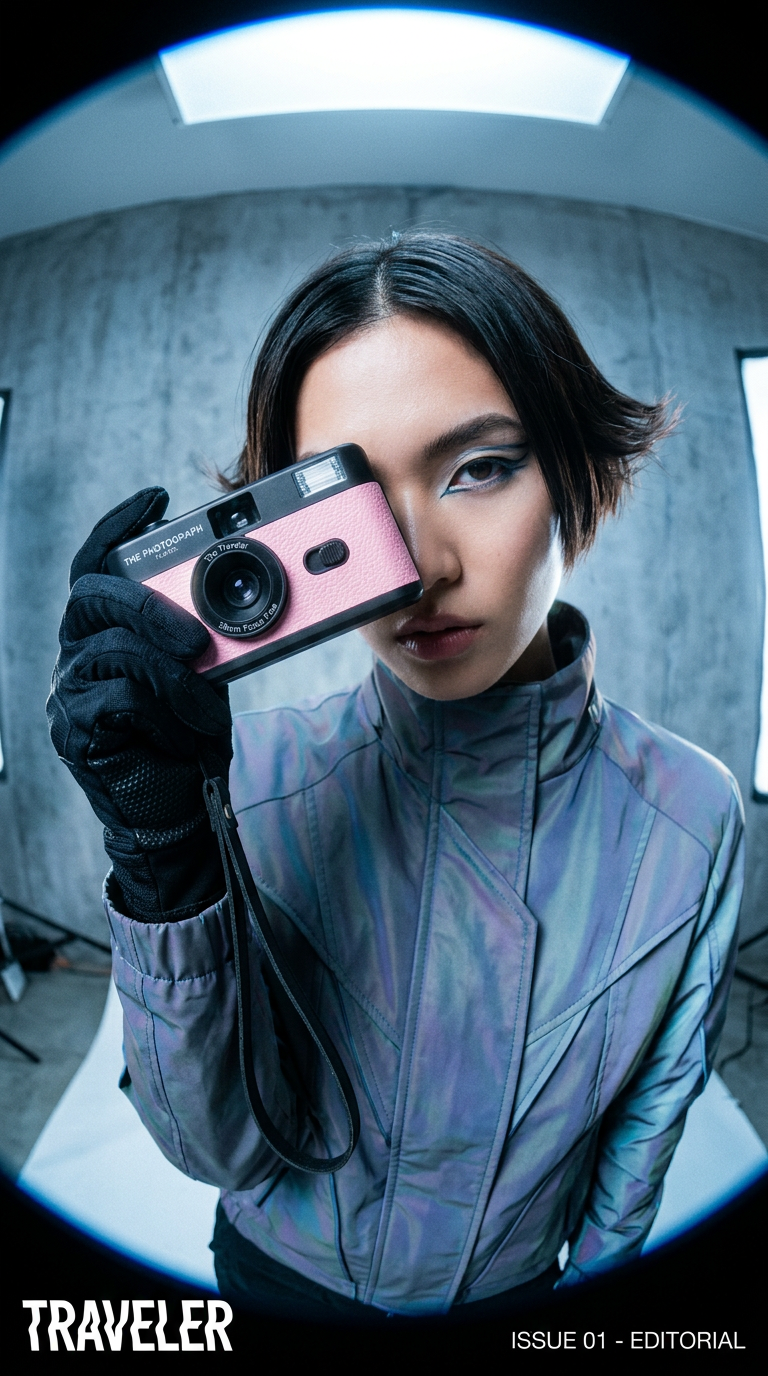 AI product shot of The Traveler in Pink