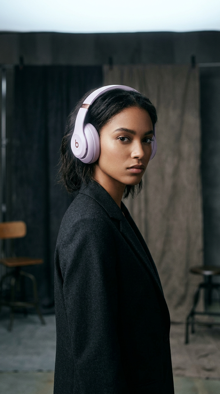 AI product shot of Beats Solo 4