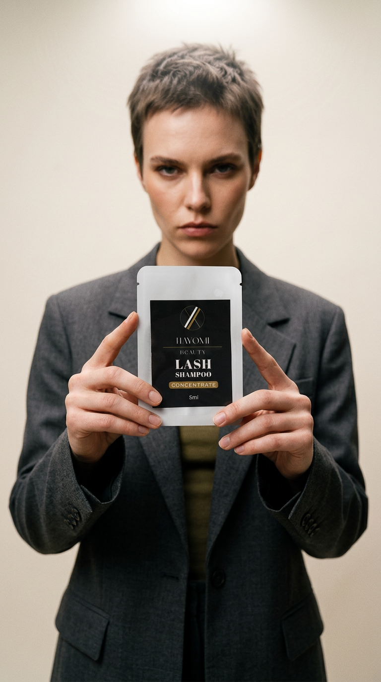 AI product shot of Lash shampoo refill