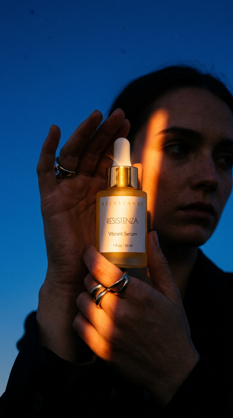 AI product shot of VIBRANT SERUM