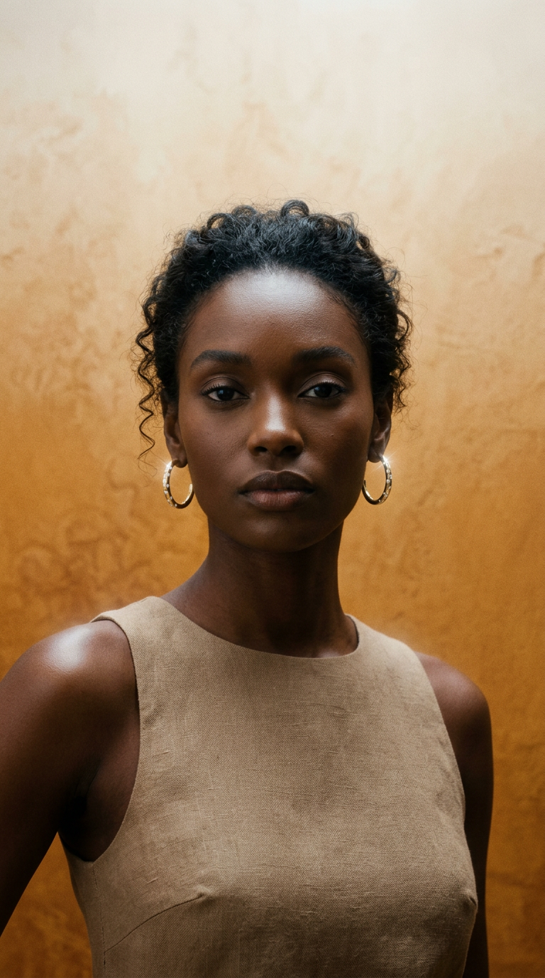 AI product shot of Gold White Topaz Gemstone - Seren Hoops