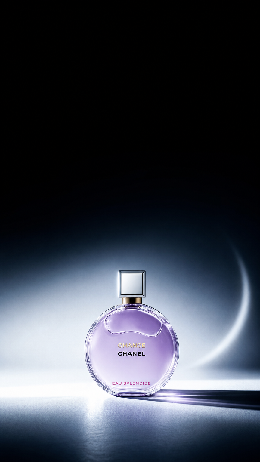 AI product shot of CHANEL CHANCE EAU SPLENDIDE EAU DE PARFUM 50ML