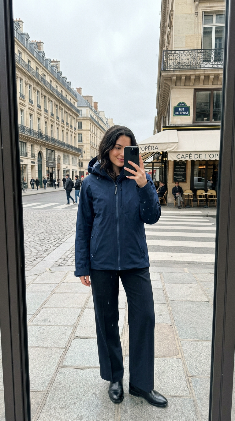 AI product shot of All Weather Winter Jacket