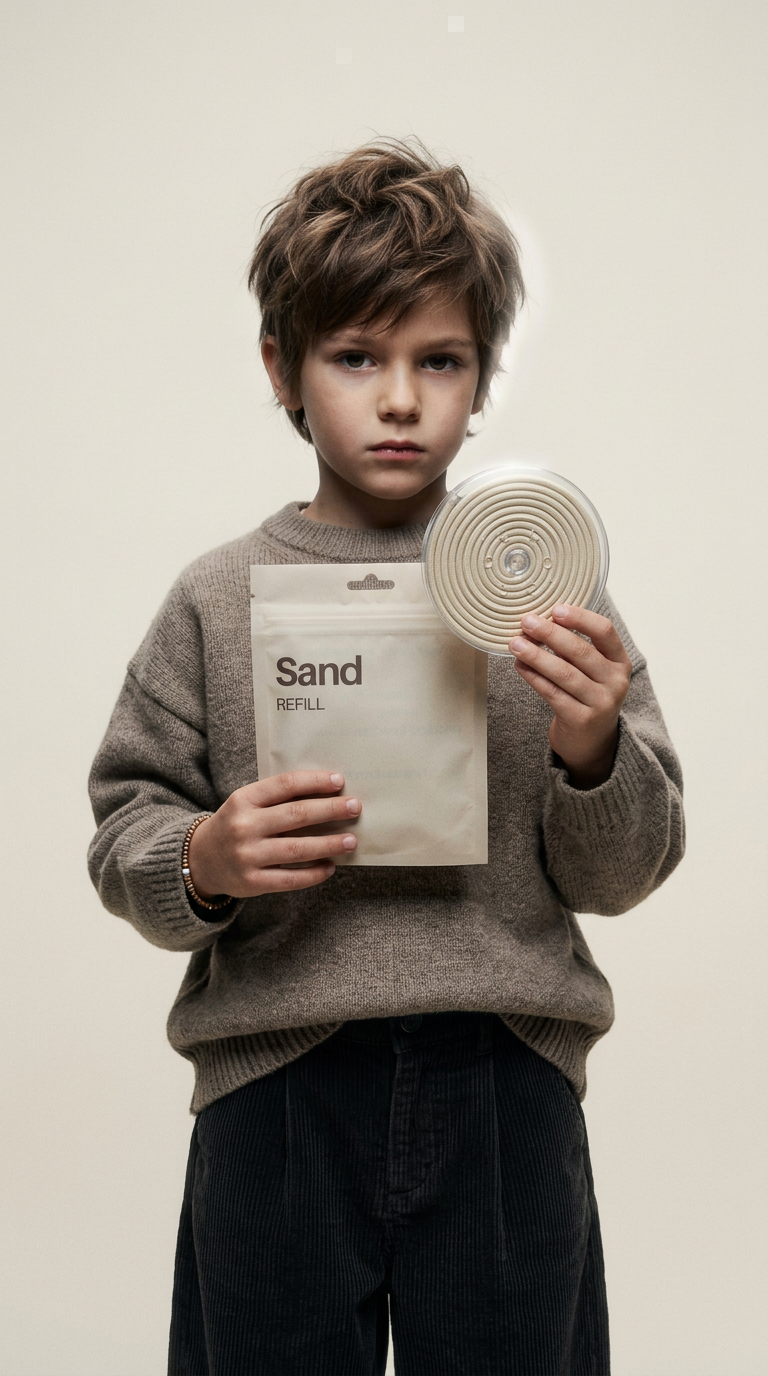 AI product shot of Refill - Sand