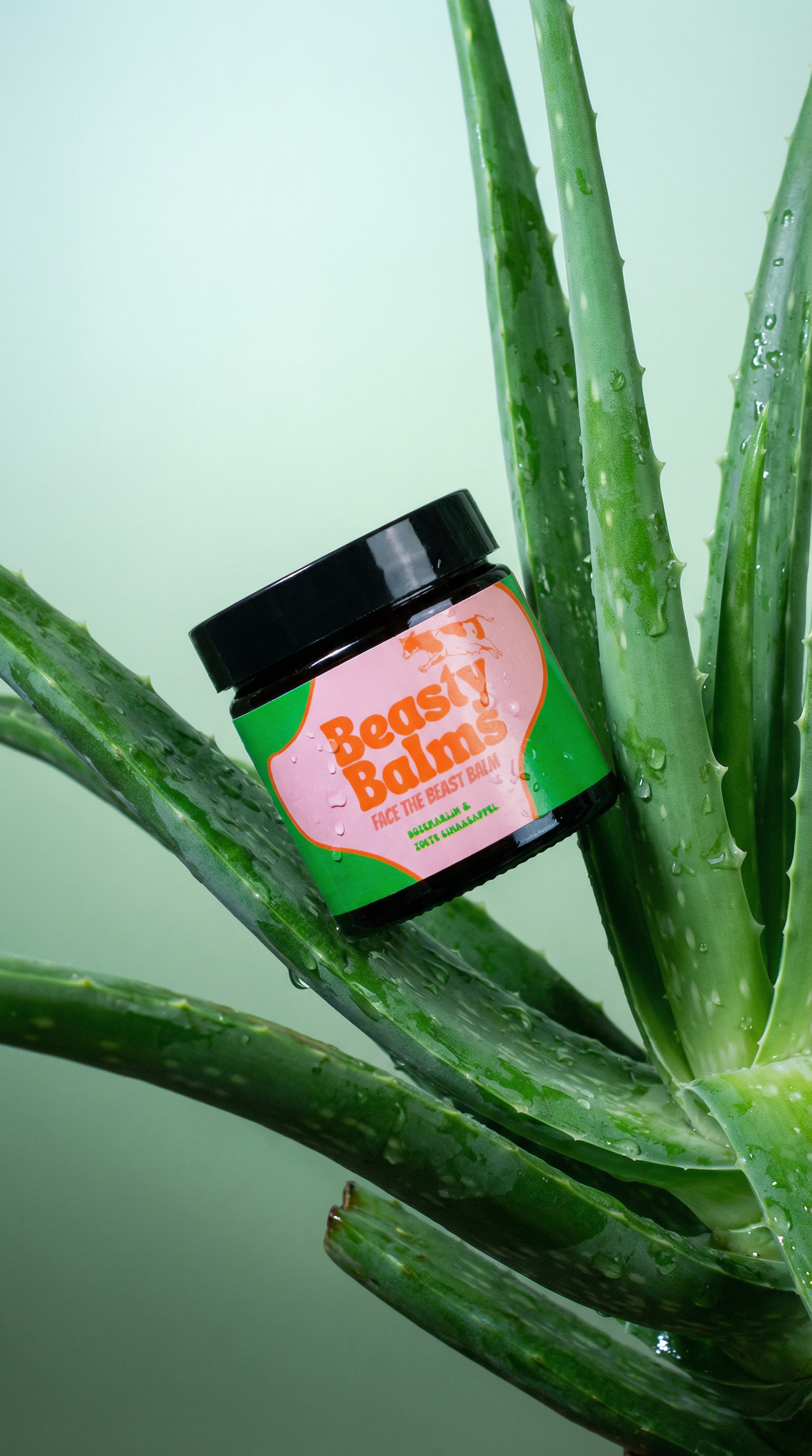 AI product shot of FACE THE BEAST BALM | 60ml